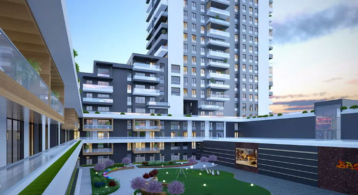 Sierra Yaşamkent iç avlu