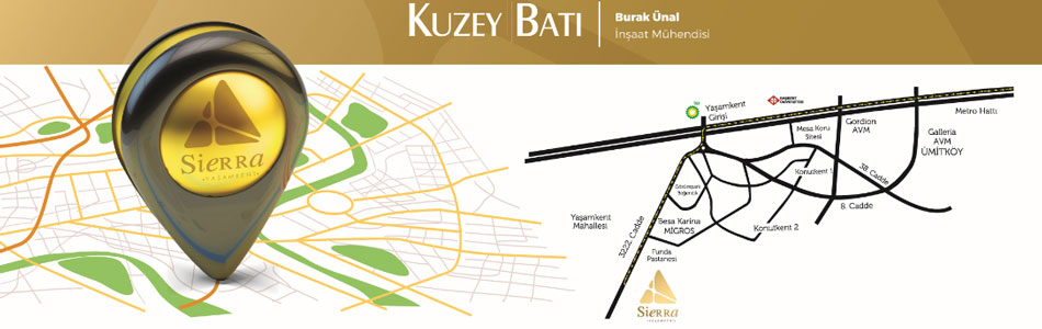 sierra yaşamkent lokasyon