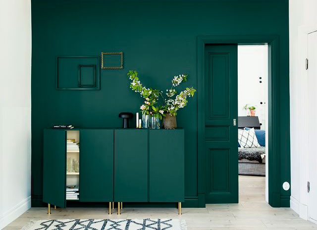 2017 dekorasyon trendleri yeşil rengi